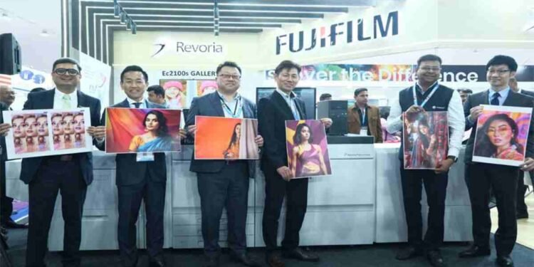 FUJIFILM India Unveils Next-Gen Printing Solutions in Graphic Communications and Device Technology Business at Printpack India 2025 1 Fujifilm, Fujifilm India, Printpack India 2025, Digital Printing, Printing Solutions, Imaging Technology, Graphic Communications, Device Technology, Innovation, Next-Gen Technology, Revoria Press, Revoria Press EC2100S, EC2100S, Revoria Press EC2100, EC2100, Revoria Press SC285S, SC285S, Revoria Press SC285, SC285, Commercial Printing, Production Printing, High-Speed Printing, Color Printing, Five-Color Printing, Specialty Toner, Photo Printing, Photo Market, Jobbers, Short-Run Proofing, LED Print Head Technology, Vertical Toner Development Technology, Revoria Flow RIP, Super EA Eco Toner, Smart Monitoring Gate D1, Apeos, Apeos 4620 SZ, 4620 SZ, Apeos 4620 SX, 4620 SX, Multifunction Printer, MFP, Monochrome Printing, A4 Printing, Service Counter, Small Business Printing, Office Printing, Duplex Printing, One-Pass Duplex Scanning, Commercial Printing Companies, Photo Labs, Print Service Providers, Job Shops, Small and Medium Businesses, Shops, Hotels, Government Agencies, Hospitals, Healthcare, Electronics, Business Innovation, Imaging, High Image Quality, High Resolution, Fast Printing Speed, Productivity, Efficiency, Versatility, Media Handling, Color Precision, Cost-Effective Printing, Reliable Printing, Compact Design, User-Friendly, Connectivity, Greater Noida, India, High-speed digital printing solutions in India, Best multifunction printers for small businesses, Cost-effective color printing for commercial use, Fujifilm printing solutions at Printpack 2025, Revoria Press EC2100S specifications, Apeos 4620 SX/SZ price in India,