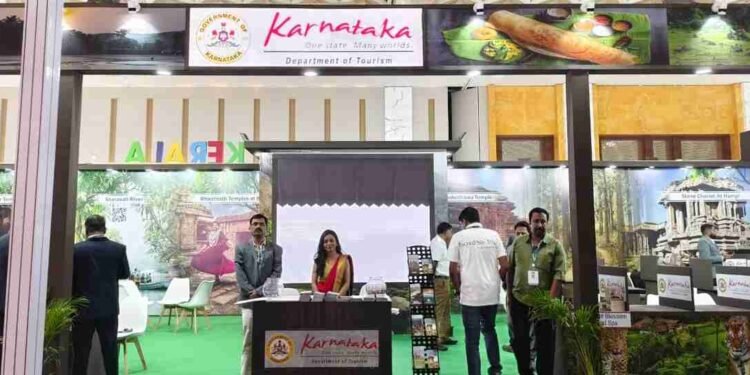 Karnataka Tourism Shines at OTM Mumbai 2025, Wins "Excellence Award - Group Participation 1 Karnataka Tourism, OTM Mumbai 2025, Travel Trade Show, Tourism India, India Tourism, Travel Event Mumbai, Karnataka Tourism Pavilion, Karnataka Tourism Awards, Karnataka Travel, Karnataka Destinations, Karnataka Culture, Karnataka Heritage, Karnataka Wildlife, Karnataka Adventure Tourism, Karnataka Beaches, Karnataka Hill Stations, Ecotourism Karnataka, UNESCO World Heritage Sites Karnataka, Spiritual Tourism Karnataka, OTM Mumbai Awards, Excellence Award Group Participation, Jio World Convention Centre, Travel Trade Partners, B2B Meetings Tourism, Gajendra Singh Shekhawat, Karnataka Tourism Department, Promote Karnataka Tourism, Inbound Tourism Karnataka, Sustainable Tourism Karnataka, Responsible Tourism Karnataka, Travel Experiences Karnataka, Karnataka Tourism at OTM Mumbai, Karnataka wins award at OTM 2025, Best places to visit in Karnataka, Karnataka tourism packages, Explore Karnataka, Karnataka Tourism initiatives, Karnataka travel guide, Mumbai, Karnataka, India,
