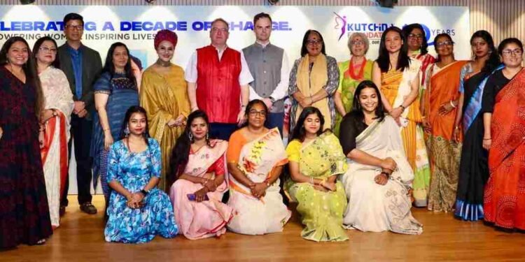 Kutchina Foundation Marks 10 Years of Empowering Women Changemakers Across India 1 Kutchina Foundation, Women Empowerment, Krittika Fellows, Social Change, CSR Initiatives, Women Changemakers, Decade of Development, Namit Bajoria, Nita Bajoria, Dr. Andrew Fleming, Hugh Boylan, Alokananda Roy, Sudeshna Roy, Grassroots Women Leaders, Kutchina CSR, Kutchina Foundation 10 Years, Krittika Fellows Empowerment, Women Changemakers India, CSR Women Empowerment, Grassroots Women Leaders India, Decade of Development Kutchina,