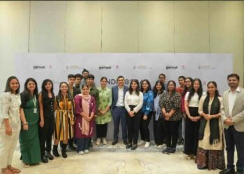 India 2047 vision, Young geniuses India, Future of India discussion, Lodha Genius Programme, India's youth vision, Talent retention India, India's development goals, India's future leaders, India's education future, India's innovation future, Abhishek Lodha India 2047 Ashoka University, Lodha Foundation,