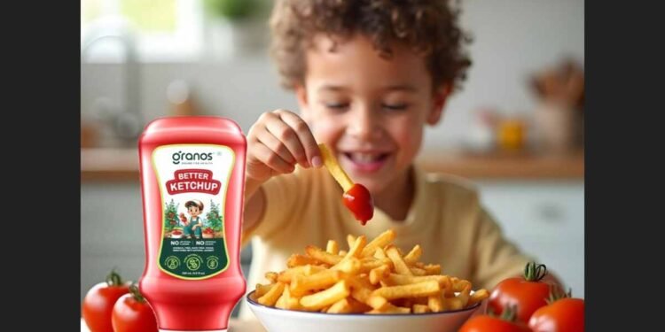 Granos Unveils ‘Better Ketchup’—India’s First Jaggery-Sweetened, No Refined Sugar Added Ketchup for Healthier Living 1 Granos, Better Ketchup, Jaggery Sweetened, No Refined Sugar, Healthier Ketchup, Natural Ingredients, No Preservatives, No Artificial Additives, Clean Label, Health Food, New Product Launch, India, Food Innovation, Condiment, Ketchup, Gluten-Free, Vegan, Rahul Mittal, Mohali, Indian Food, Healthy Eating, Consumer Goods, Retail,