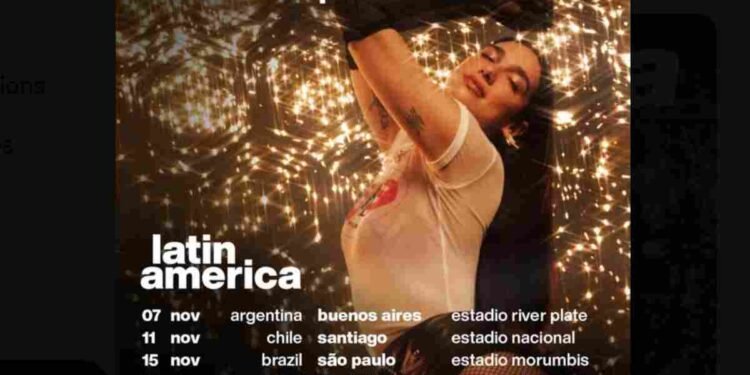 dua lipa chile, dua lipa, dua lipa chile 2025, dualipa,