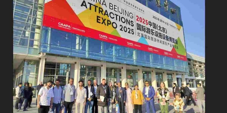 IAAPI's 2nd Outbound Delegation to Beijing, China: A Journey of Discovery in the Amusement Industry 1 IAAPI, amusement industry, India, China, Beijing, VGP Ravidas, CAAPA Exhibition, amusement rides expo, SBL, WM International, H&S Amusement Equipment, Tenhon Rides, ride manufacturers, Universal Studios Beijing, Happy Valley Amusement Park, Great Wall of China, global amusement landscape, trade association, international collaboration, amusement parks, attractions, industry trends, technology, networking, factory tours, cultural exchange