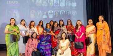 LEAPS AND BOUNDS, Anuradha Kapoor book, Women's inspirational stories, Book launch Kolkata, Empowering women's book, Pursuing passion book, Courageous women stories, Transformation journeys book, Self-belief book, Satyajit Ray Auditorium event, ICCR Kolkata event, Usha Uthup book launch, Inspirational anthology, Overcoming adversity book, LEAPS AND BOUNDS Inspiring Stories of Women Who Took the Leap, Anuradha Kapoor new book, Women entrepreneurs stories book, Book for personal change, Real-life success stories women, Motivational book for women, Book about following dreams, Kolkata events, Indian authors, Anuradha Kapoor, Usha Uthup, Pinky Kapoor, Nehha Fatehpuria, Prerna Fomra, Buy LEAPS AND BOUNDS, Read inspiring women's stories,