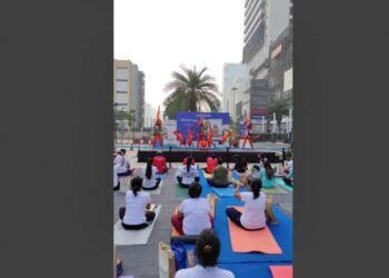 Gaur City Mall Celebrates International Yoga Day with Massive Participation; 100+ Yoga Enthusiasts Gather in Sync With PM’s Vision 1 Gaur City Mall, International Yoga Day 2025, Yoga Day Celebration, Yoga Events India, Yoga with PM Modi Vision, 11th International Yoga Day, Yoga for Wellness, Yoga for Harmony, Gaur City Yoga Event, Community Yoga Session, Yoga for All, Yoga for Families, Guided Meditation, Dance Yoga, Zumba Yoga, Wellness Events India, Fitness Awareness, Yoga Enthusiasts, Holistic Wellness, Yoga Demonstration, Decathlon India, Praveen Kumar Yoga, Uttar Pradesh Yogasana Sports Association, Shivalay Yoga Centre, Niyati Zumba Trainer, Manju Gaur, Gaurs Group, Gaursons India, India’s Yogic Legacy, Yoga for Society, Yoga as Cultural Movement, Yoga and Community Engagement, Mind Body Soul, Yoga Lifestyle India, Collective Wellness,