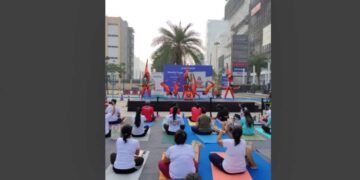 Gaur City Mall, International Yoga Day 2025, Yoga Day Celebration, Yoga Events India, Yoga with PM Modi Vision, 11th International Yoga Day, Yoga for Wellness, Yoga for Harmony, Gaur City Yoga Event, Community Yoga Session, Yoga for All, Yoga for Families, Guided Meditation, Dance Yoga, Zumba Yoga, Wellness Events India, Fitness Awareness, Yoga Enthusiasts, Holistic Wellness, Yoga Demonstration, Decathlon India, Praveen Kumar Yoga, Uttar Pradesh Yogasana Sports Association, Shivalay Yoga Centre, Niyati Zumba Trainer, Manju Gaur, Gaurs Group, Gaursons India, India’s Yogic Legacy, Yoga for Society, Yoga as Cultural Movement, Yoga and Community Engagement, Mind Body Soul, Yoga Lifestyle India, Collective Wellness,
