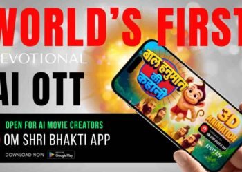 devotional app, Sanatan Dharma, spiritual OTT, AI movies, Bhagavad Gita AI, Hindu culture, live darshan, bhajans, spiritual podcasts, Google Play app