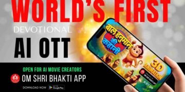 devotional app, Sanatan Dharma, spiritual OTT, AI movies, Bhagavad Gita AI, Hindu culture, live darshan, bhajans, spiritual podcasts, Google Play app