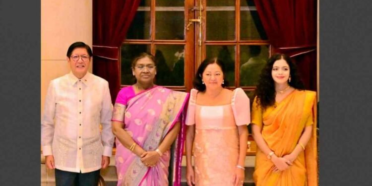 Anoushka Majumdar's Santoor Performance Mesmerizes Two Presidents 1 Anoushka Majumdar, Santoor, Rashtrapati Bhawan, Droupadi Murmu, Ferdinand Marcos Jr., India Philippines relations, Indian classical music, State Banquet,