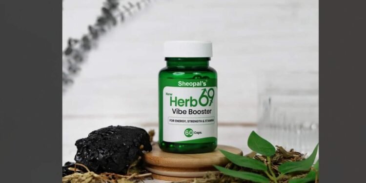men's health, stamina booster, performance enhancer, herbal supplement, ayurvedic medicine, vitality, Sheopal's, Herb69, Ashwagandha, testosterone booster, sexual health,Herb69 Vibe Booster