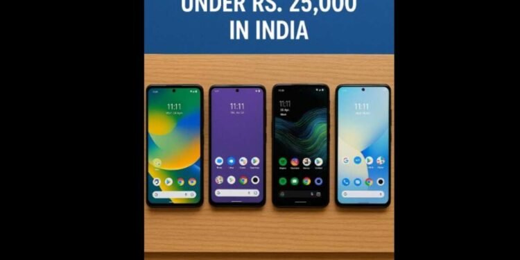 best phones under 25000, mobile phones India, Motorola Edge 60 Fusion, Nothing Phone 3a, Vivo T4 5G, iQOO Neo 10R, Honor 200, OnePlus Nord 4, smartphone buying guide, top mobile phones