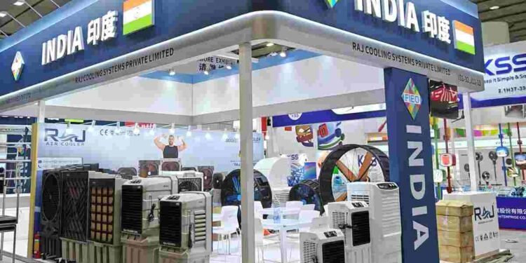 Raj Cooling Systems, Canton Fair, air coolers, Boxer Fans, evaporative cooling, new product launch, Guangzhou, China, trade fair, industrial cooling