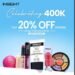 Insight Cosmetics, festive offer, makeup sale, beauty products, 20% discount, Instagram followers, Indian makeup brand, cruelty-free cosmetics, cosmetic sale, new beauty launches