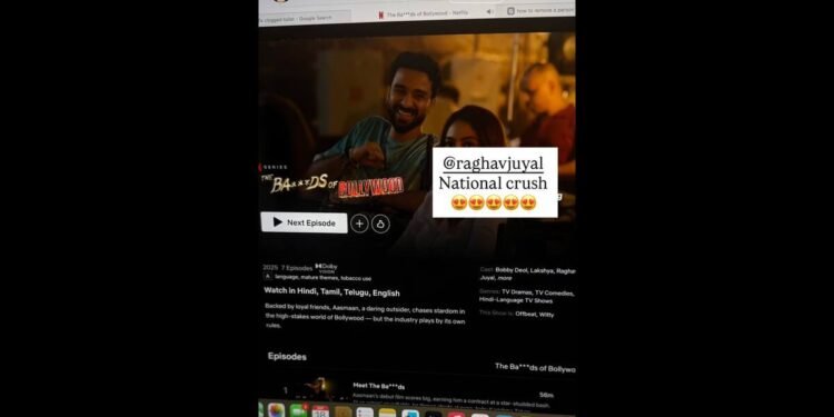 Orry, Raghav Juyal, Bads of Bollywood, National Crush, Bollywood news, celebrity gossip, viral post, pop culture, entertainment news, Orry Instagram