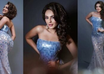 Seerat Kapoor, SIIMA Awards 2025, red carpet fashion, Utsav Gupta, sequin gown, celebrity style, Bollywood actress, SIIMA Dubai, fashion trends, luxury fashion