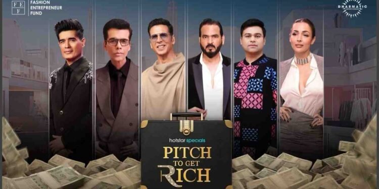 Pitch To Get Rich Takes Over Kolkata with Golubhai Badalia “Men in Black” Activation 1 Pitch To Get Rich, Men in Black Activation, Kolkata events, Victoria Memorial, Park Street, JioHotstar show, fashion entrepreneurship