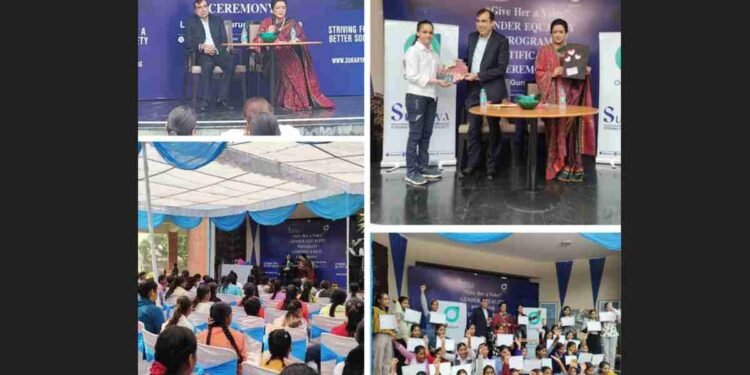 Sukarya, OakNorth, Gender Equality Program, Gurugram CSR, Adolescent Girls Empowerment, Certification Ceremony, Women Empowerment