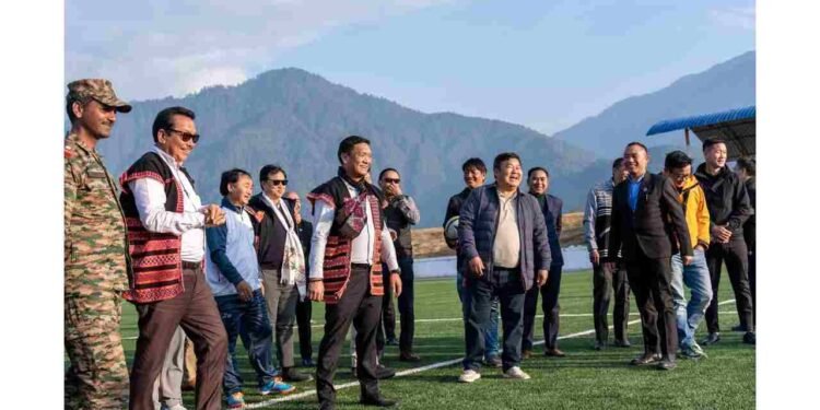 Gallant Sports, Anini Stadium, FIFA standard football turf, Arunachal Pradesh sports infrastructure, artificial football ground India, north east football development, FIFA Quality turf India