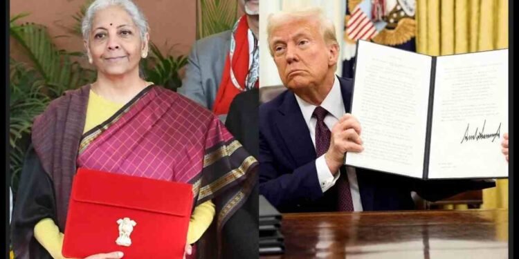 Trump Tariff and Budget 2026,Budget 2026 India, Trump Tariffs impact, SEZ DTA sales, National Fibre Scheme, export relief