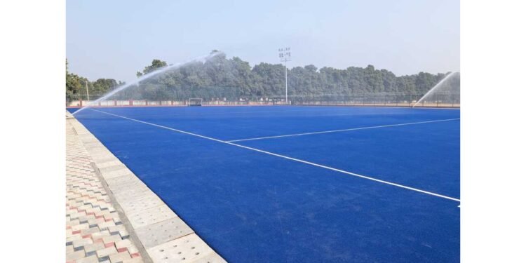 Gallant Sports Completes FIH-Certified Hockey Turf at UP College, Varanasi 1 Varanasi Smart City sports, hockey turf Varanasi, UP College sports infrastructure, Gallant Sports projects 2026