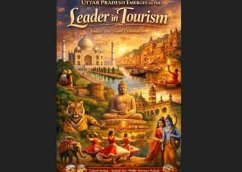 Uttar Pradesh tourism, Nav Nirman 9 years, UP tourism growth, Mahakumbh 2025, Ayodhya tourism, Yogi Adityanath tourism policy