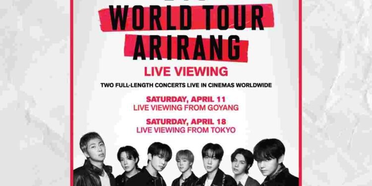 PVR INOX Brings BTS ‘Arirang’ Tour to Big Screen for Indian ARMY 1 PVR INOX BTS, BTS Arirang India, BTS live screening India, K-pop concerts India, BTS fans India, ARMY India