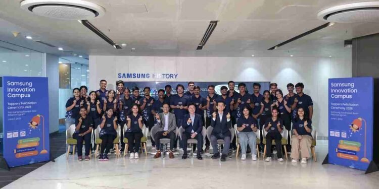 Samsung Innovation Campus, Samsung India awards, youth skilling India, Samsung CSR initiative, tech toppers reward,Samsung Awards ,Samsung ,Samsung Newsroom India,Samsung India
