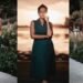 Sheena Chohan, Sheena Chohan photoshoot, modern power dressing, emerald teal suit, Florida photoshoot, Luke Ayers photography, sophisticated celebrity style