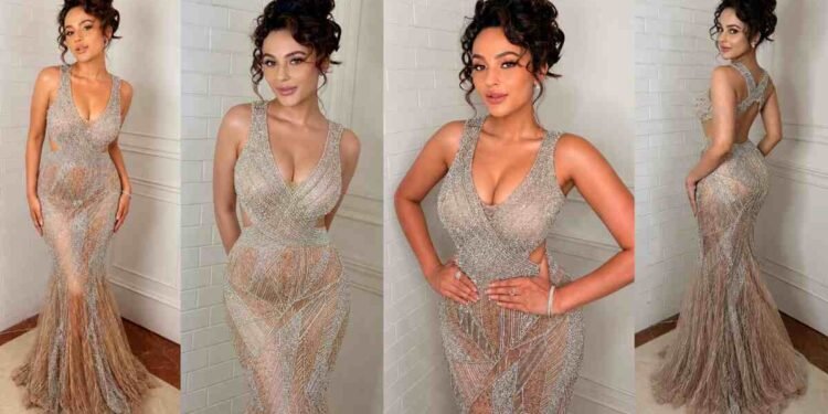 Seerat Kapoor’s Red Carpet Look: Sparkling Champagne Gown & Flawless GlamourSeerat Kapoor’s Red Carpet Look: Sparkling Champagne Gown & Flawless Glamour 1 Seerat Kapoor ,Seerat Kapoor red carpet, Champagne couture gown, Kiki designer dress, Bollywood celebrity style, Dynamic Screen Presence Award, Wedding reception fashion inspiration, Blu Diamonds jewellery, Mermaid silhouette gown,Actress Seerat Kapoor,