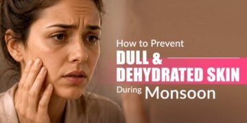 Monsoon Skincare, Dehydrated Oily Skin, Dull Skin Prevention, Monsoon Face Cleansing, Dermapuritys, Monsoon Moisturizer Tips, Skin Barrier Repair