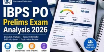 IBPS PO Prelims Exam Analysis 2026, IBPS PO Exam Analysis 2026, IBPS PO Prelims Analysis, IBPS PO Good Attempts 2026, IBPS PO Difficulty Level 2026, IBPS PO Prelims Questions Asked, IBPS PO Expected Cut Off 2026