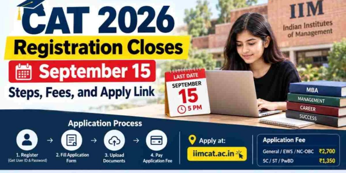 CAT 2026, CAT 2026 Registration, CAT Registration 2026, CAT 2026 Last Date, CAT 2026 Apply Online, CAT Exam 2026, IIM Admission 2026, IIM CAT, CAT Application Form, CAT Application Fee, CAT 2026 Fees, CAT 2026 Exam, MBA Entrance Exam, MBA Admission 2026, CAT 2026 Test Cities