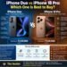 iPhone Duo and iPhone 18 Pro compared on price, camera and features