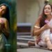 Sheena Chohan, Shakuntala, Raja Ravi Varma, Indian Mythology, Sheena Chohan Photoshoot, Bollywood Actress, Evolve Back Hampi, Indian Art Reimagined, Shakuntala Painting, Contemporary Indian Woman