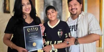 Rian Mukherjee, Rian Mukherjee LAFA 2026, Best Child Actor Award, Los Angeles Film Awards 2026, Manzil Movie, Manzil Hindi Film, Ram Kamal Mukherjee, Rituparna Sengupta, Sanjay Suri, Abhishek Kumar, Dhanbad Talkies, Endeavour Films, Indian Child Actor, Indian Cinema News, International Film Awards, Debut Actor Rian Mukherjee, Manzil Film Cast, Hindi Film News, Jean Vincentelli, Best Child Actor LAFA