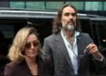 Russell Brand arrives at Southwark Crown Court in London as his trial on seven criminal charges begins.