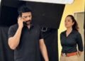 Sheena Chohan in an intense police avatar from Jatasya Maranam Dhruvam BTS